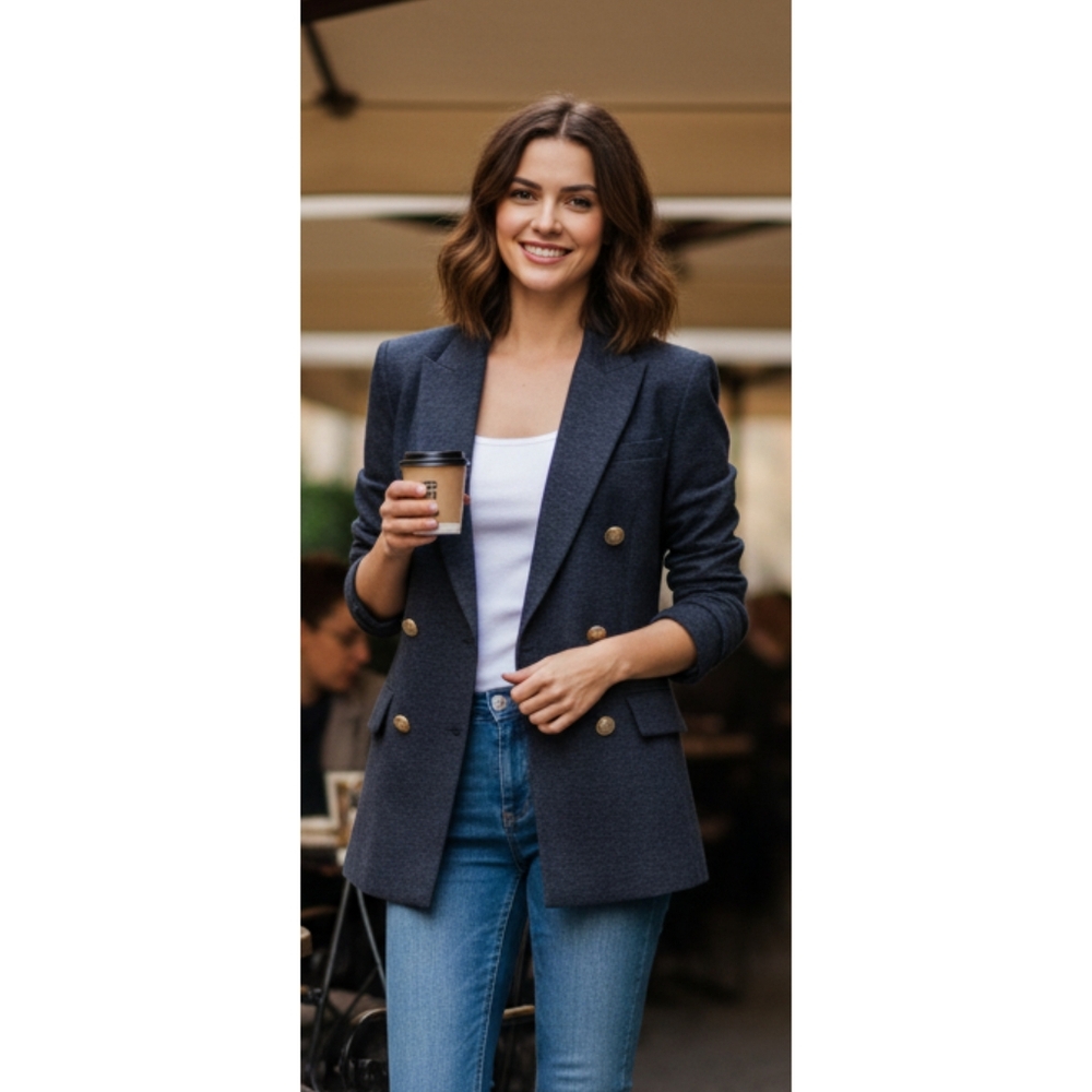 NWT Lauren Ralph Lauren Double Breasted Blazer